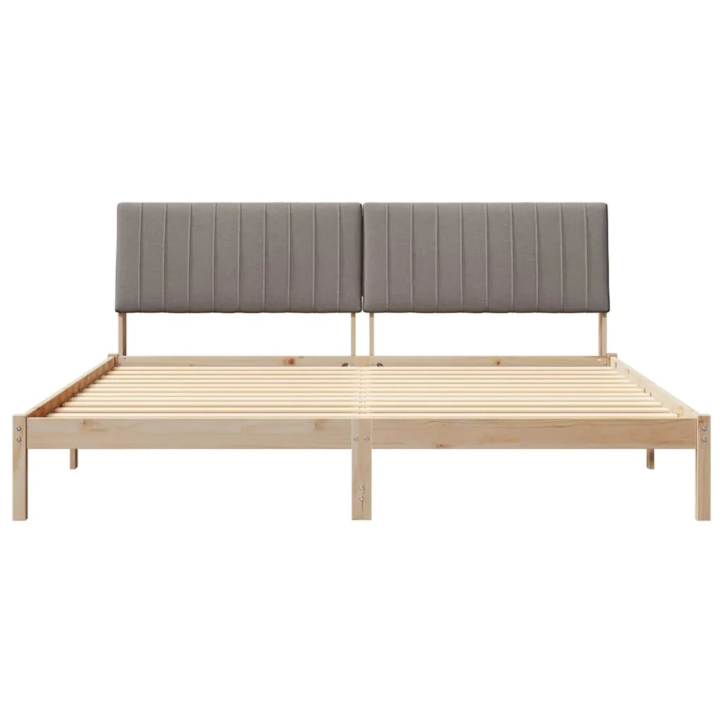 Struttura del letto Marrone 200 x 200 cm Pino massello 3394401