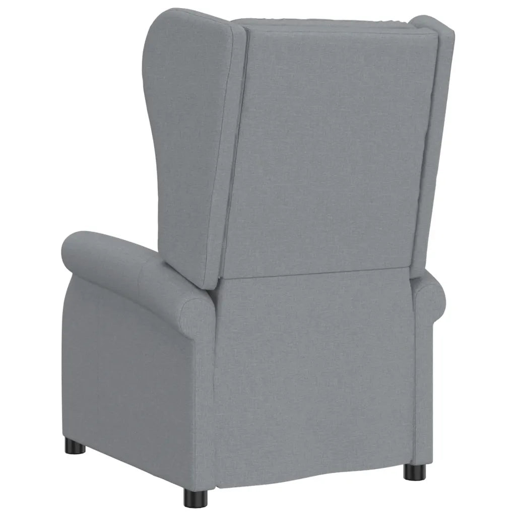 Poltrona Reclinabile Grigio Chiaro in Tessuto cod mxl 6365