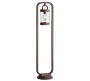 Lampione Esterno Led Giardino Sensore Lanterna Ruggine 100cm Sambesi GD Trio