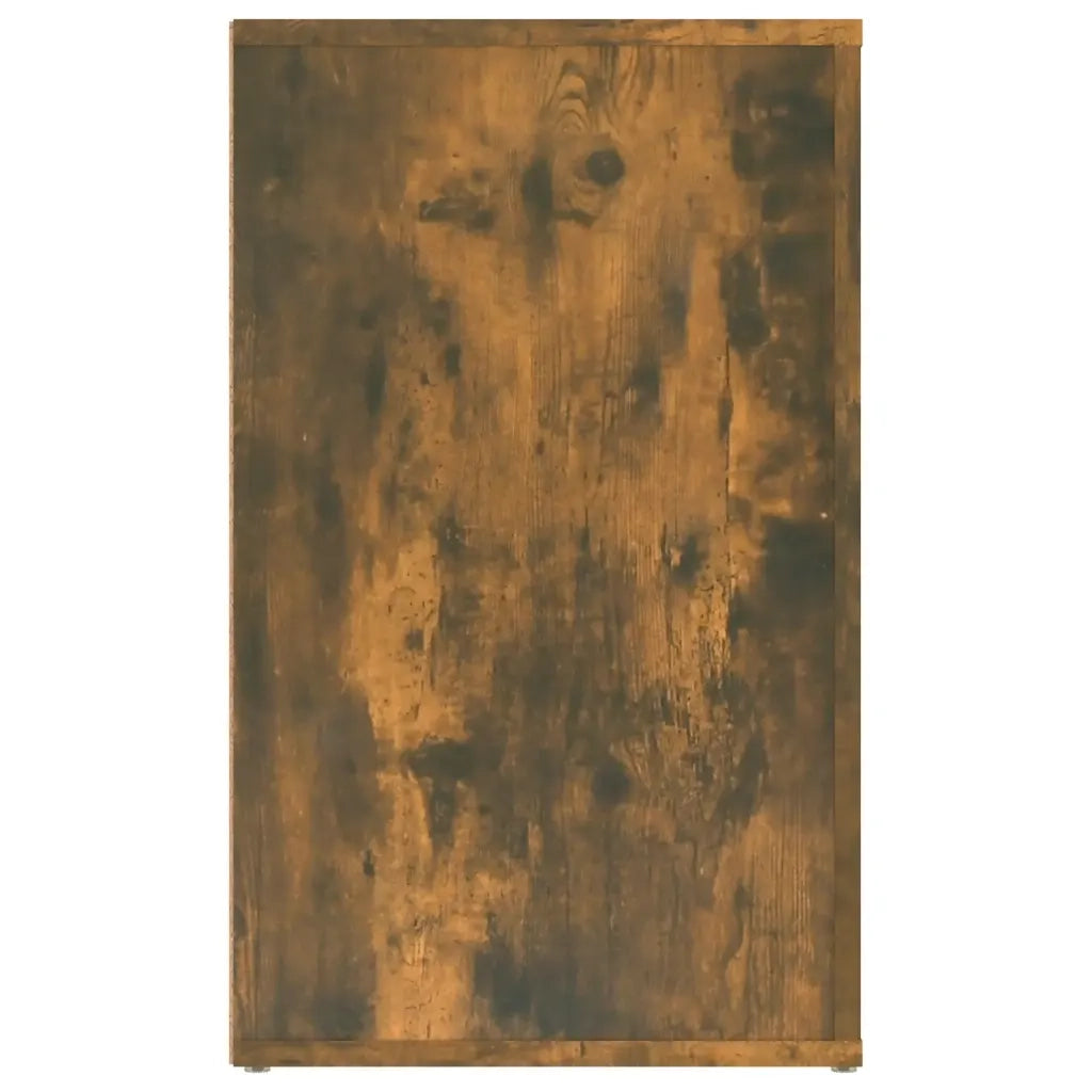 Comodino | Armadio da Notte | Mobiletto da notte Rovere Fumo 50x36x60 cm Legno Multistrato
