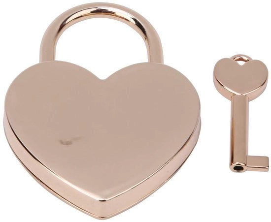 Fermo Metallico a Forma di Cuore per Gioielli e Album di Appunti