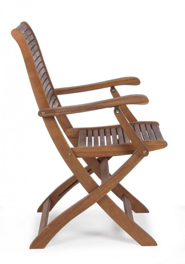 Set 2 Sedie da Giardino 55x64x94h cm con Braccioli Noemi