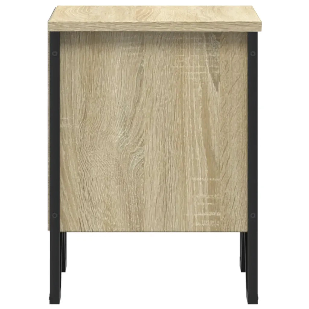 Set di 2 Comodini | Armadio da Notte | Mobiletto da notte Rovere Sonoma 40x30x40 cm in Truciolato