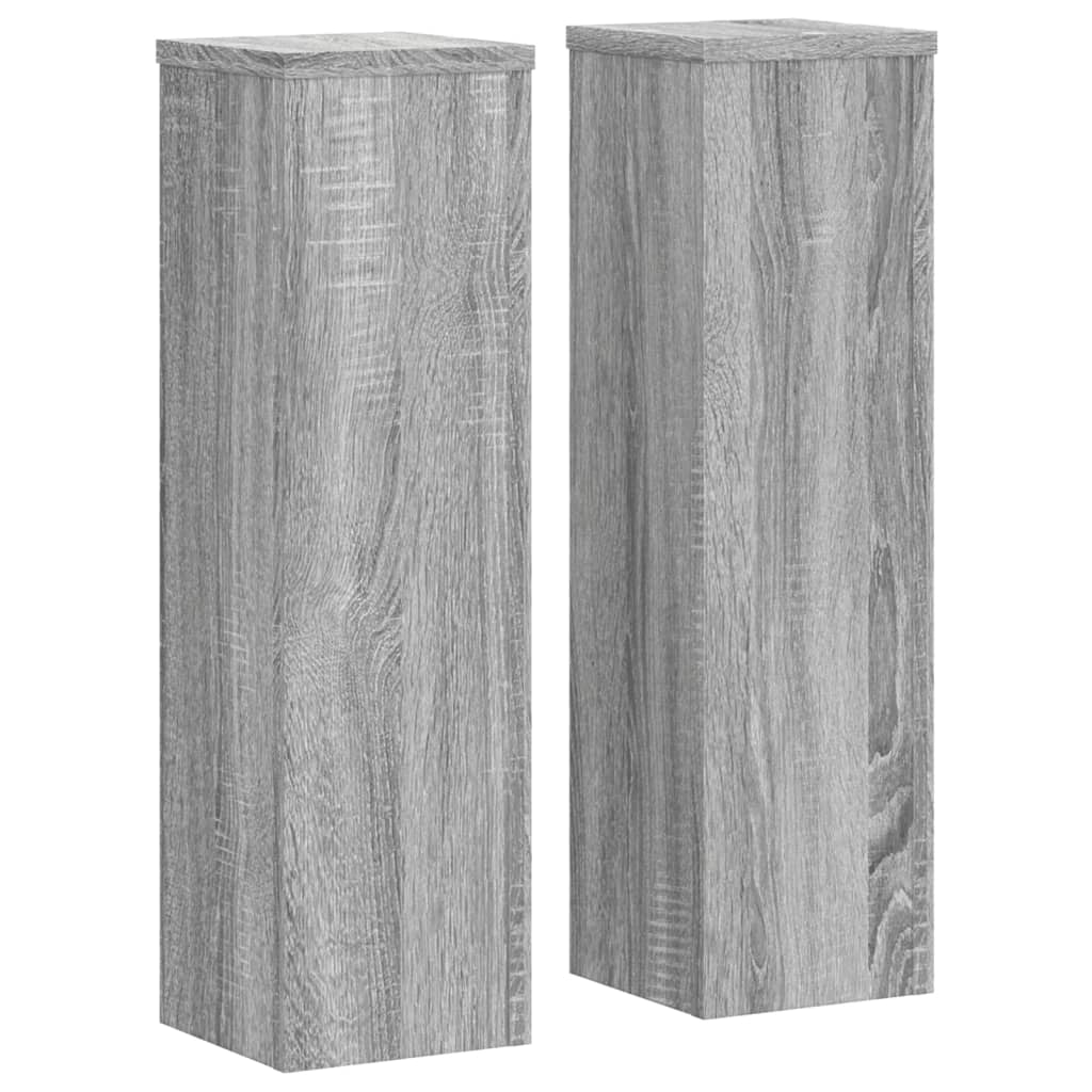 Portavasi mobili per fiori set da 2 legno ingegnerizzato Sonoma grigio 02_0045367