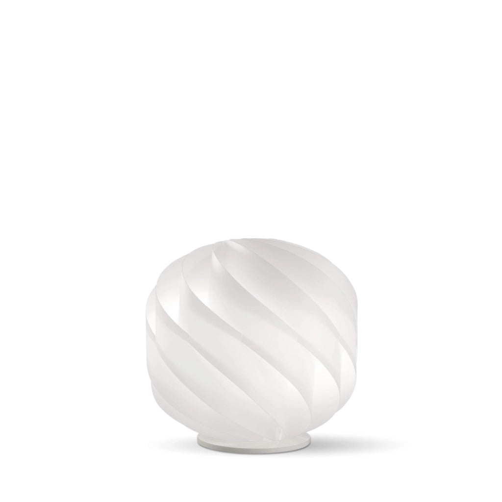 Lampada Da Scrivania Moderna Globe Polilux ® Bianco 1 Luce E27 D40Cm