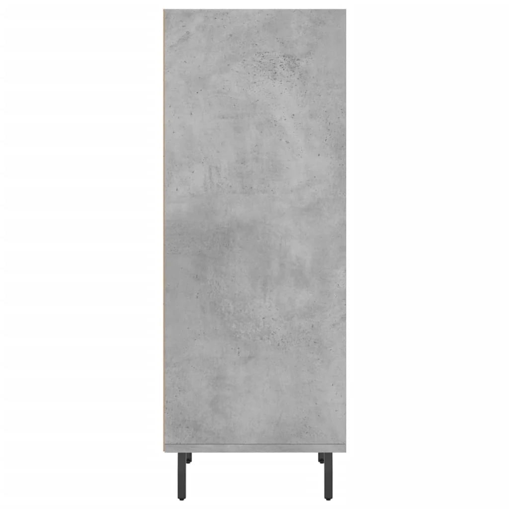 Buffet credenza cassettiera armadio mobile contenitore organizer per cucina soggiorno salotto 34,5 x 32,5 x 90 cm legno ingegnerizzato grigio 02_0031871