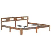 Giroletto senza Materasso in Legno Massello 200x200 cm 288419