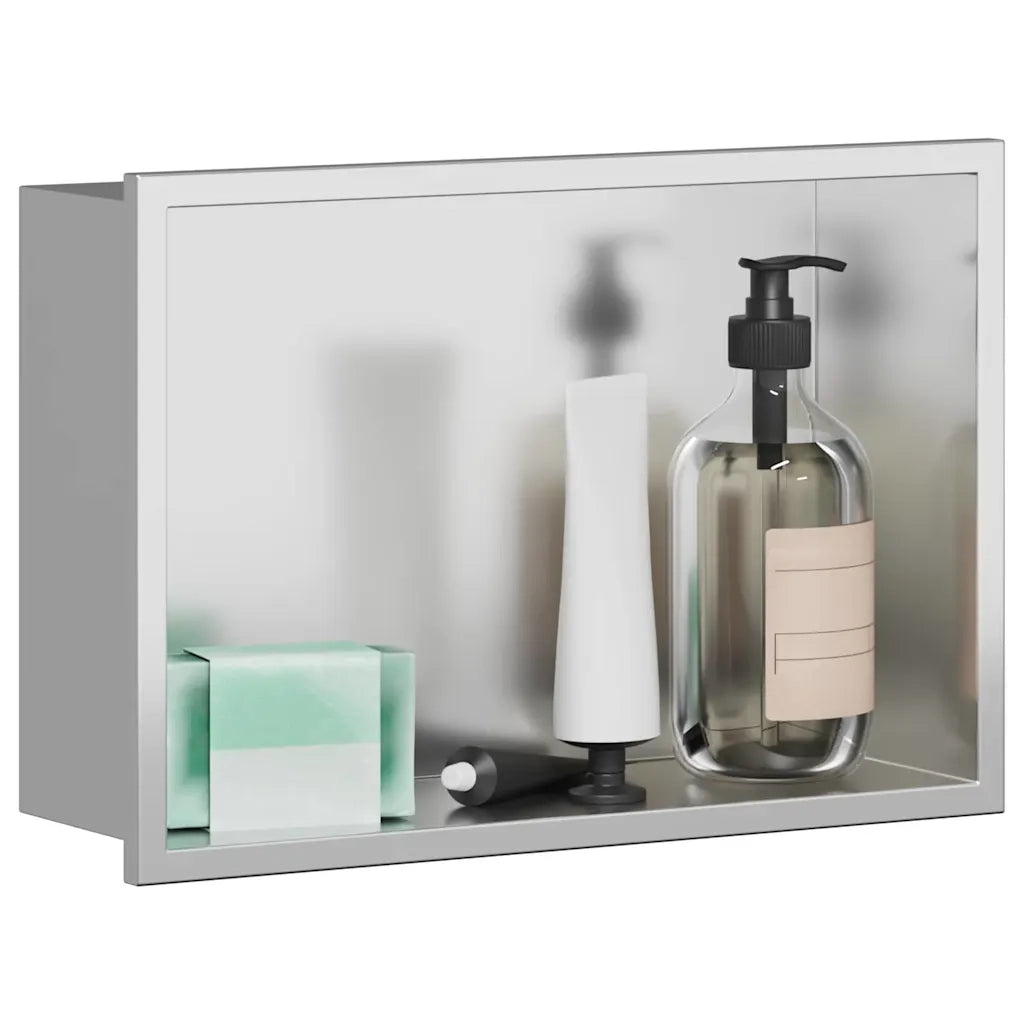 Nicchia per doccia Argento 30 x 20 x 9,5 cm Acciaio Inox 42012662