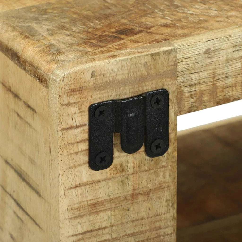 Mobile TV Marrone 80 x 30 x 25 cm Legno massello di mango 4104535