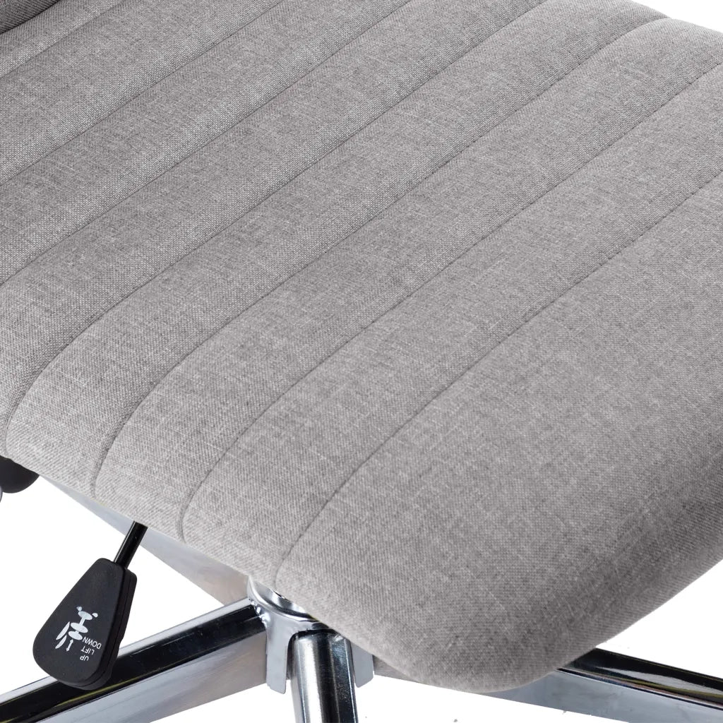 Sedie da Pranzo 2 pz Grigio Chiaro in Tessuto cod mxl 29089