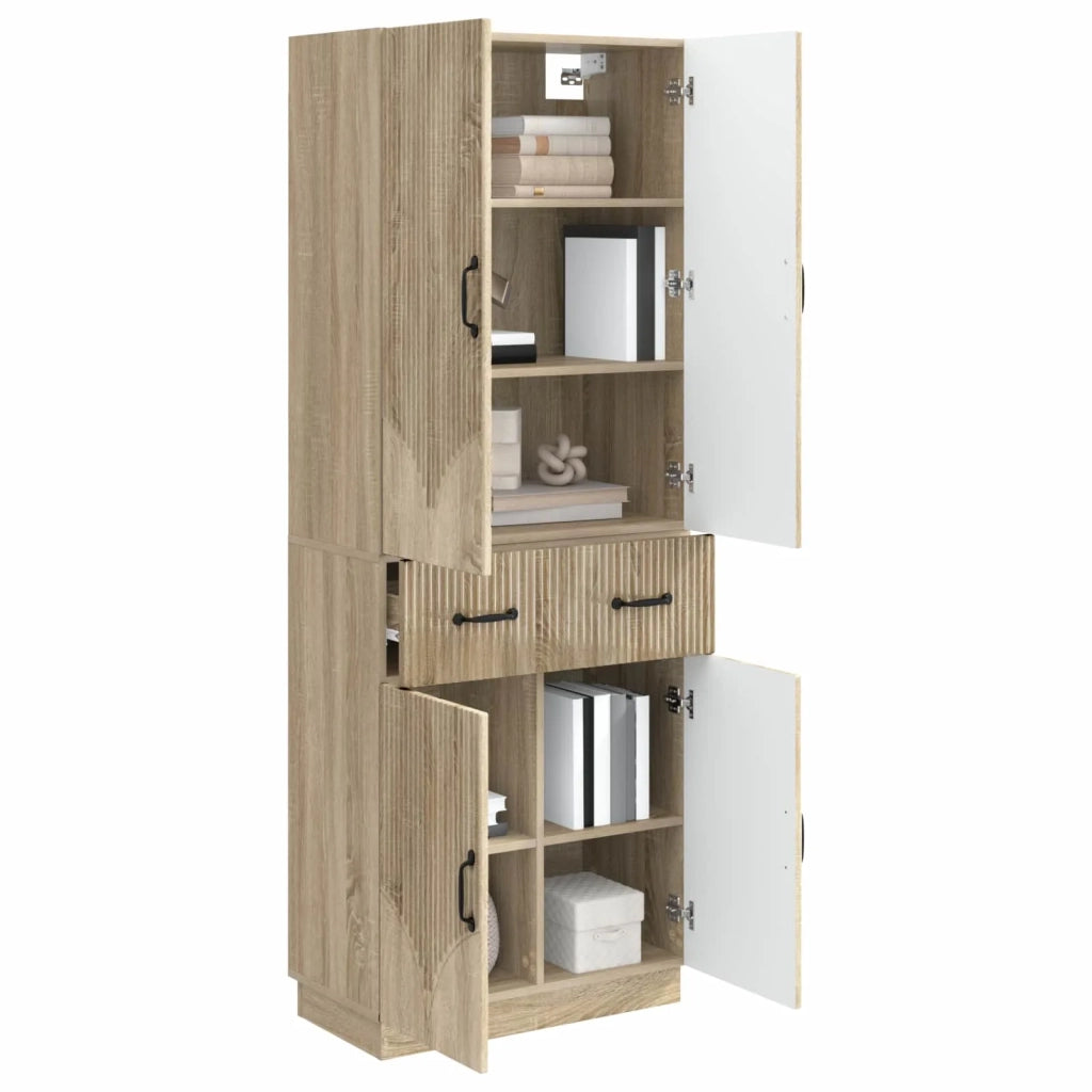 Set di armadi 2 pcs Rovere Sonoma Legno ingegnerizzato 3416828