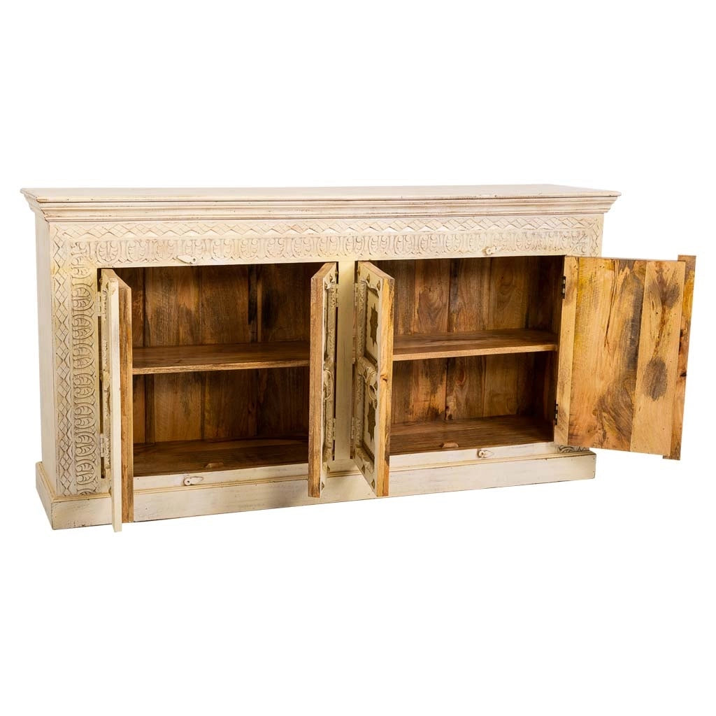 Credenza in legno 180x40x90h