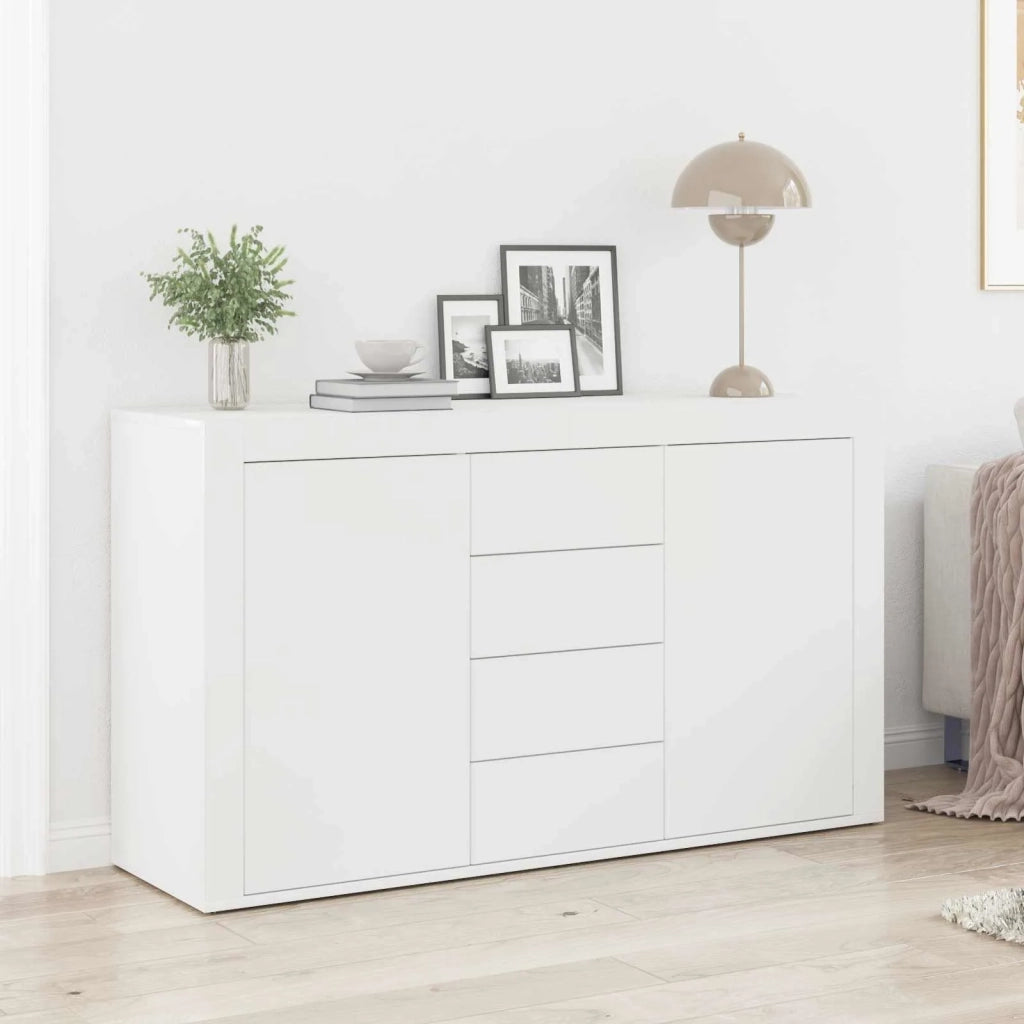 Credenza con cassetto Bianco 120 x 36 x 69 cm Legno multistrato 3333856