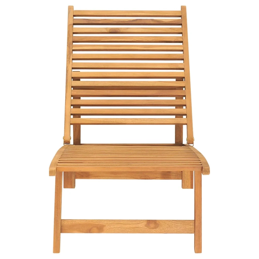 Lettino prendisole sedia a sdraio lettino prendisole letto da giardino mobili da esterno per patio legno massello di teak 02_0012712
