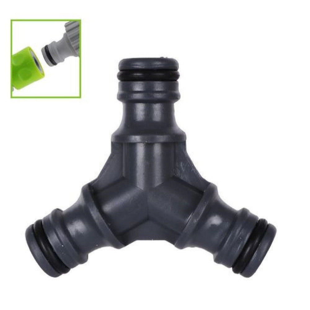 Trade Shop - Adattatore A 3 Vie Per Tubi Con Innesto Rapido Universale Connettore Abs 94754 -