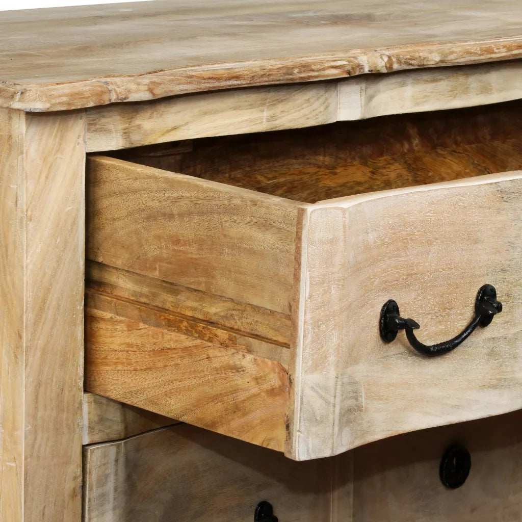 Credenza in Legno Massello di Mango 200x40x90 cm