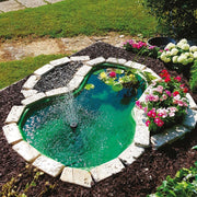 Laghetto da giardino green da litri 220 dimensioni 136x100xh34 cm