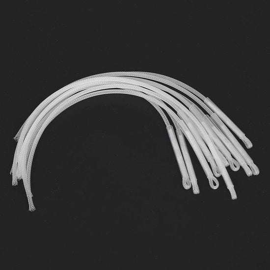 Linea a maglia gevlochten 10 pezzi 30LB/50LB - Connessione a vissi - Linea volo a maglia - Accessorio per pesca - Nylon duraturo - Ideale per pescatori - Linea volo per pesca