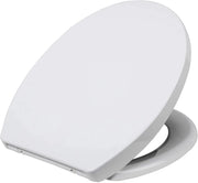 Sedile WC di alta qualità con abbassamento automatico in plastica fissaggio rapido chiusura ammortizzata 19_0000718