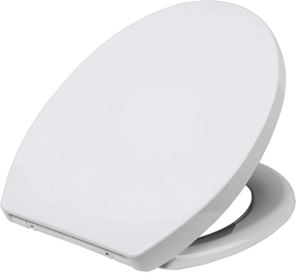 Sedile WC di alta qualità con abbassamento automatico in plastica fissaggio rapido chiusura ammortizzata 19_0000718