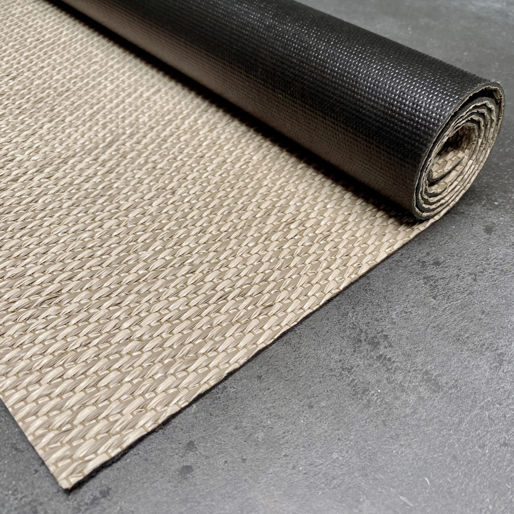 Tappeto vinilico di alta qualità marrone liscio 60x90