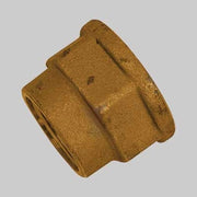 MANICOTTO RIDOTTO FEMMINA/FEMMINA OTTONE GIALLO  1/2 x 3/8     MADE IN ITALY