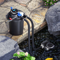 Set per laghetti Filtro CPF-10000 12000l 11W UVC Pompa NEO3800 Tubo