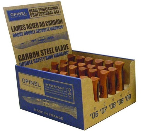 COLTELLI OPINEL ESPOSITORE PZ.30 ART.P30VRN CARBONE