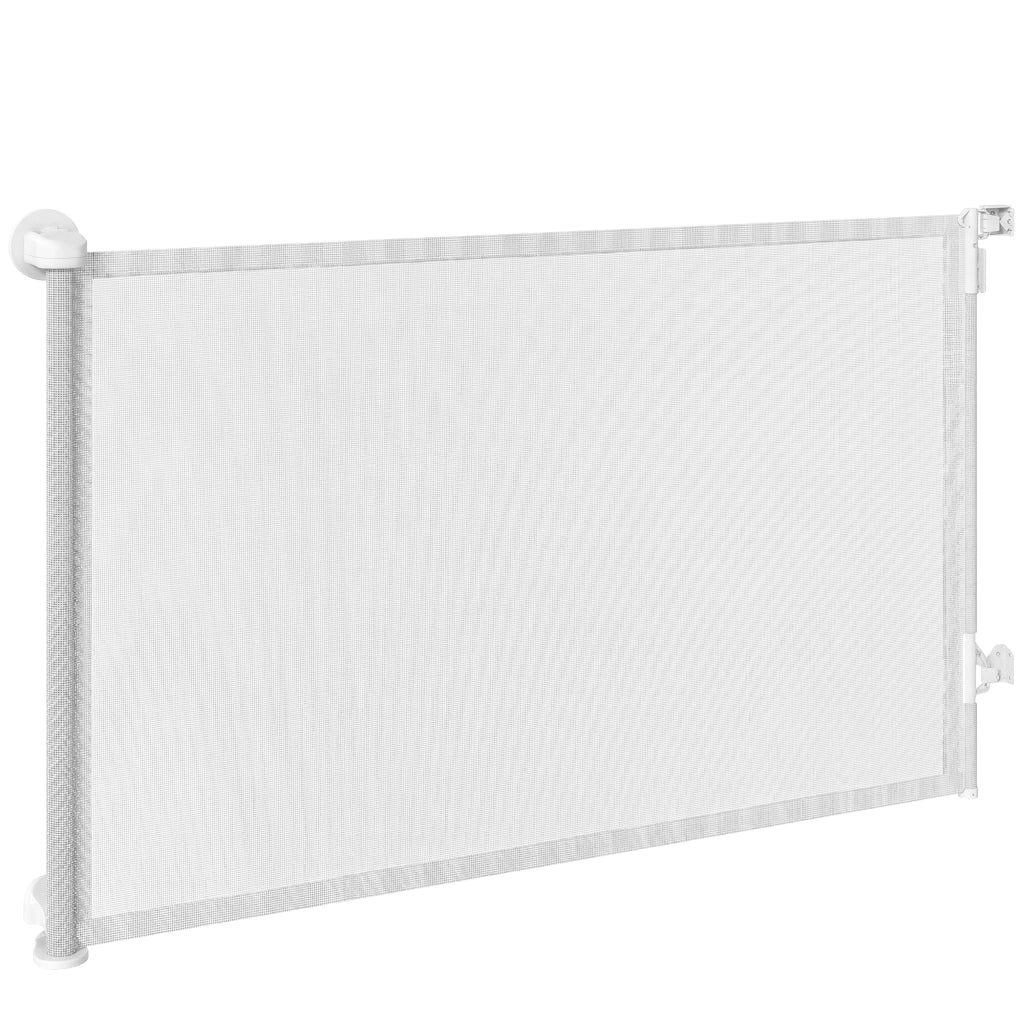 Cancello di sicurezza estendibile per scale e porte 0-140 cm ¨C Zephmum ¨C Bianco
