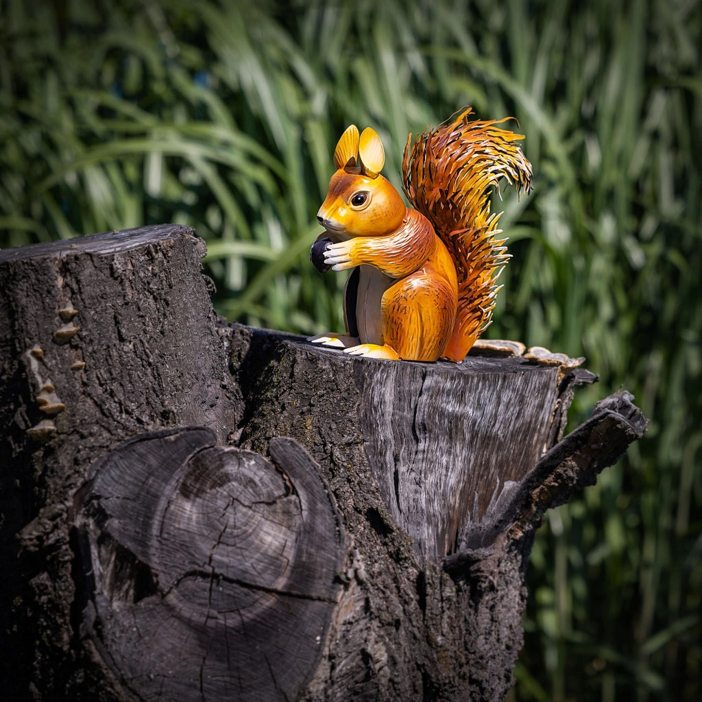 KADAX Stalowa figura ogrodowa wiewiórka QX240590 K
