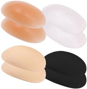 Supporti per spalla per donna - Pads autoadesivi in silicone - Piastrine antiscivolo - Supporti per spalla per abbigliamento - 4 pezzi - Disegno regolabile - Piastrine per spalla