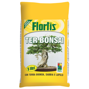 TERRICCIO terra specifico PER BONSAI alta qualità FLORTIS LT 5 rinvaso
