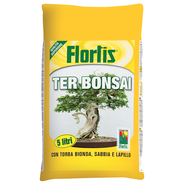 TERRICCIO terra specifico PER BONSAI alta qualità FLORTIS LT 5 rinvaso