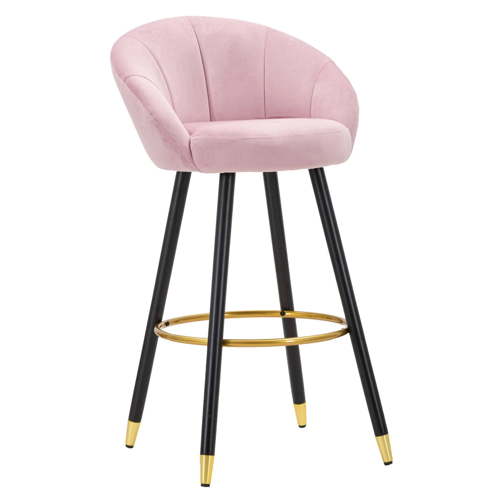 Huanca, Sgabello Imbottito, 55x56x104h cm Rosa