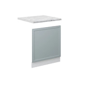 Pannello frontale Fame-Line Blu-grigio chiaro/Bianco 60 cm, PL Marmo Vicco