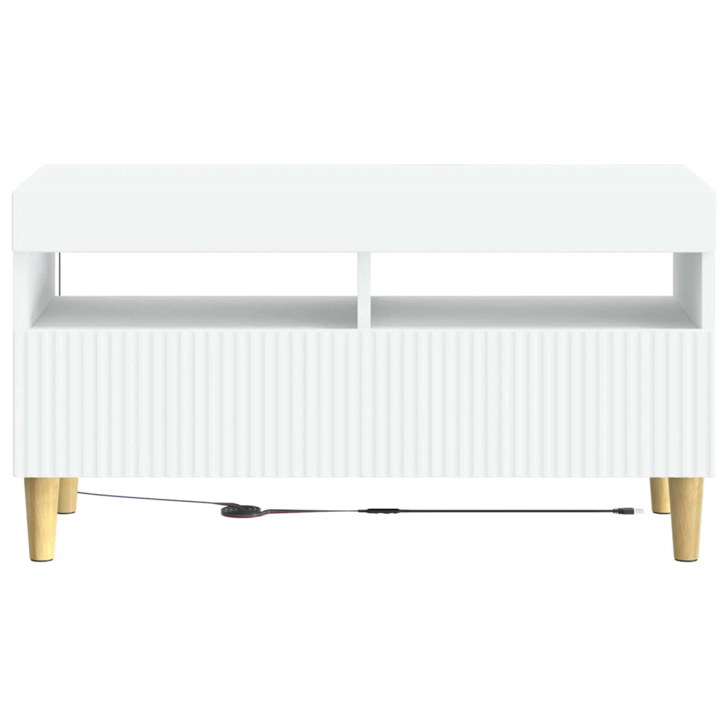 Mobile TV LED Bianco Legno ingegnerizzato 896775