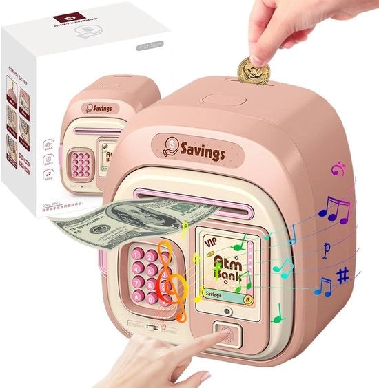 Pigione Elettronica per Bambini - 3-12 Anni - Pigione Digitale con Musica e Rilevamento delle Impressioni Digitali delle Dita - Regalo per Ragazze