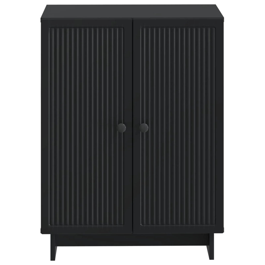 Mobiletto da Bagno EDE Nero 59,5 x 31 x 80 cm 895956