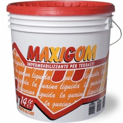 GUAINA liquida impemeabilizzante calpestabile MAXIGOM LAIV LT.13 diversi colori