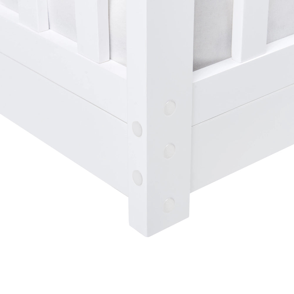 Letto per bambini a forma di casa UE Telaio singolo 90 x 200 cm con doghe in legno di pino bianco