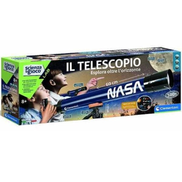 Clementoni science & jeu laboratoire - scienza & gioco lab - telescopio - 19297