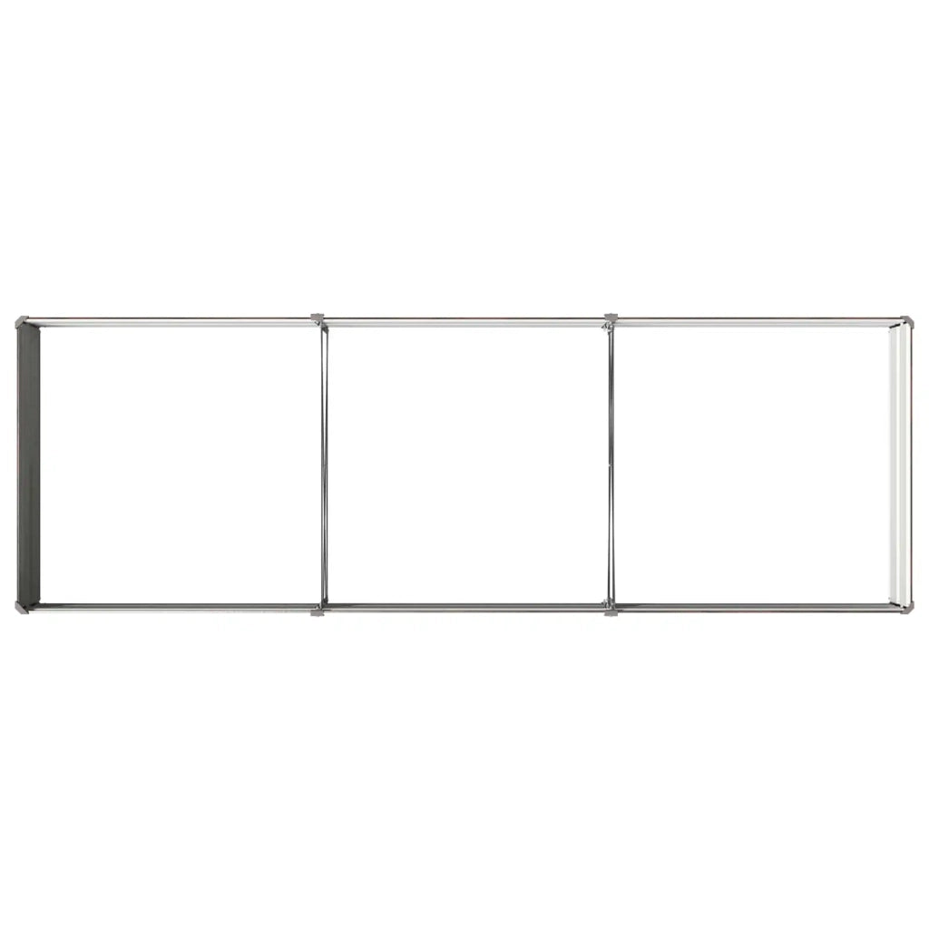 Letto rialzato da giardino Nero 240 x 80 x 24 cm 8006484