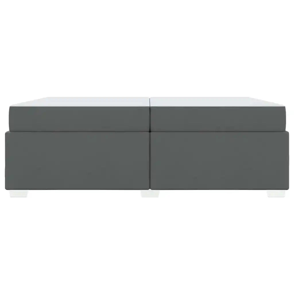 Struttura del letto Grigio scuro 200 x 200 cm Tessuto 3399209