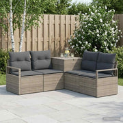 Set di divani 5 pz Grigio e Grigio Scuro 3447800