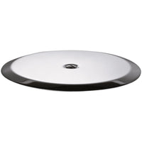 Copritappo inox 135 mm, con vite da 1/4