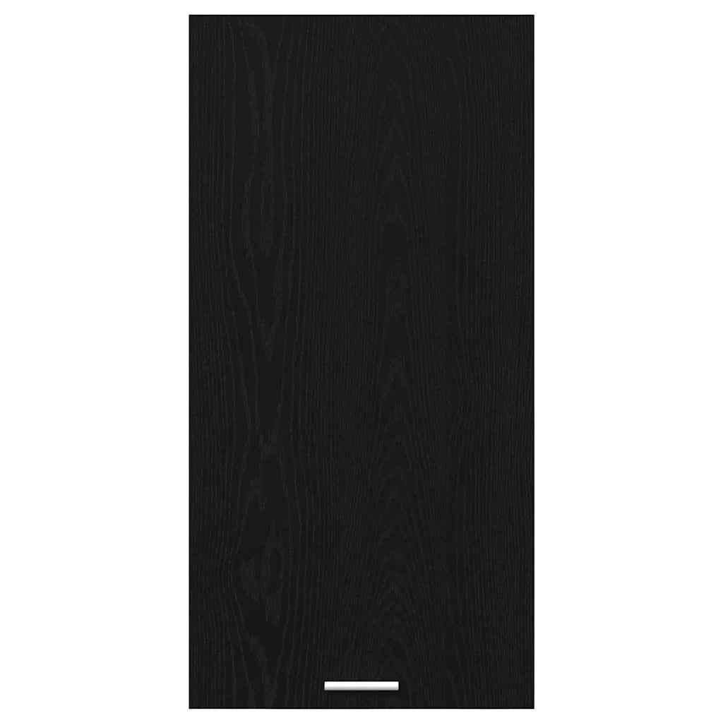 Armadio pensile con porta Rovere Nero e Bianco 50 x 31 x 100 cm