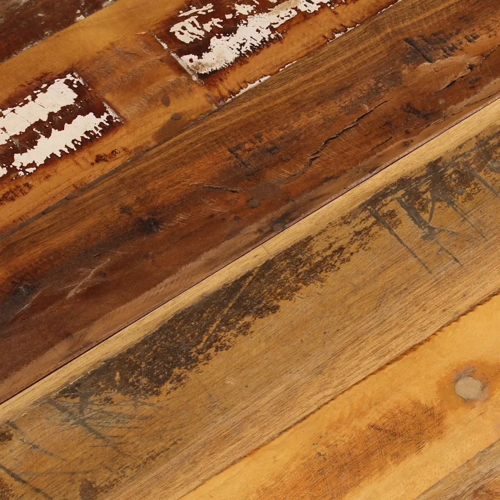 Piano Tavolo | Superficie Tavolo | Piano Scrivania Quadrato 70x70 cm 15-16 mm in Legno di Recupero