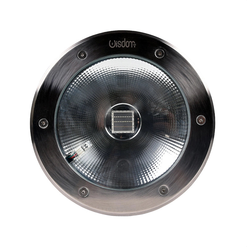 FARO SEGNAPASSO LED COB CALPESTABILE 30W RGB - IN ACCIAIO E VETRO TEMPERATO PER VIALI GIARDINI E INGRESSI
