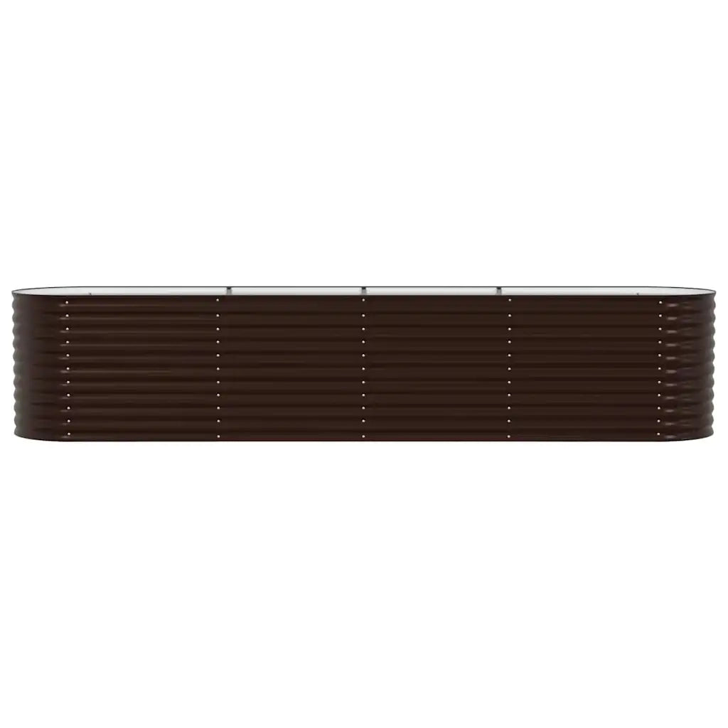 Letto Rialzato Marrone 400 x 80 x 81 cm Acciaio 42008132