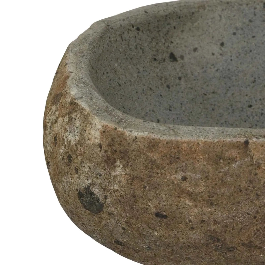 Basin in pietra fluviale (30-37) x (25-30) x 12 cm Pietra fiume 4103948